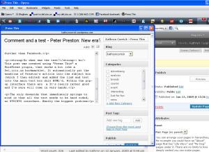 Press This screen shot