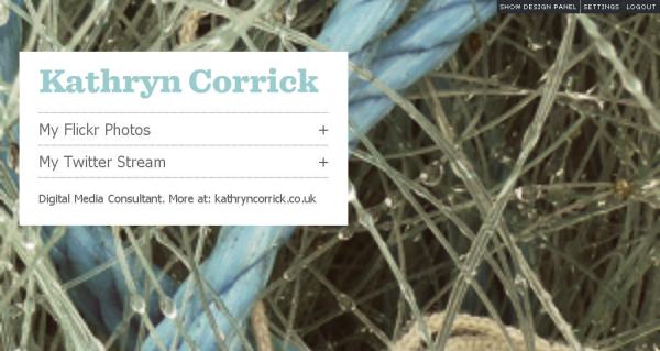 My Flavor.me page My Flavor.me page