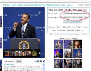 Pic App embedding options Pic App embedding options