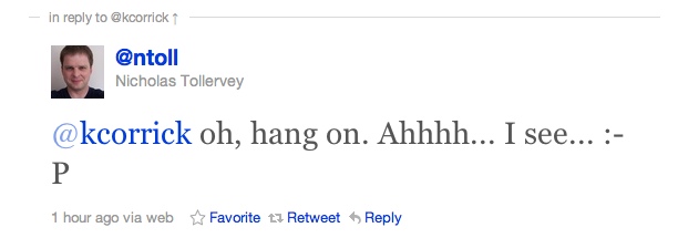 Caught 2 Nicholas Toller second Tweet