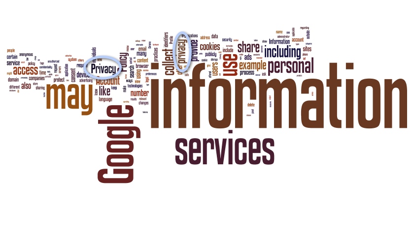 Words of the Google Privacy Policy from 1 March 2012